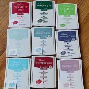 50+ Ink pads by Stampin Up